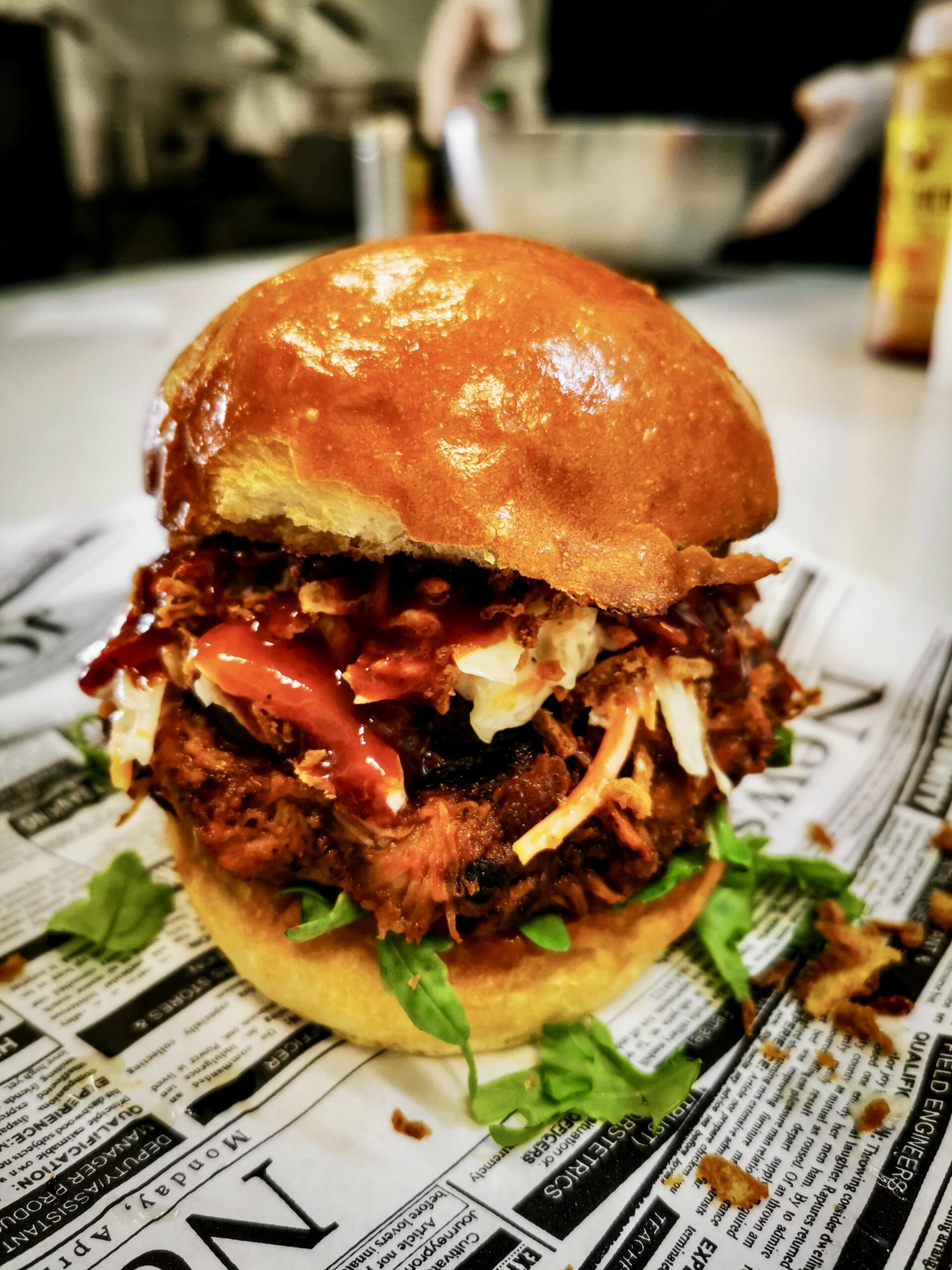 Pulled Pork Burger